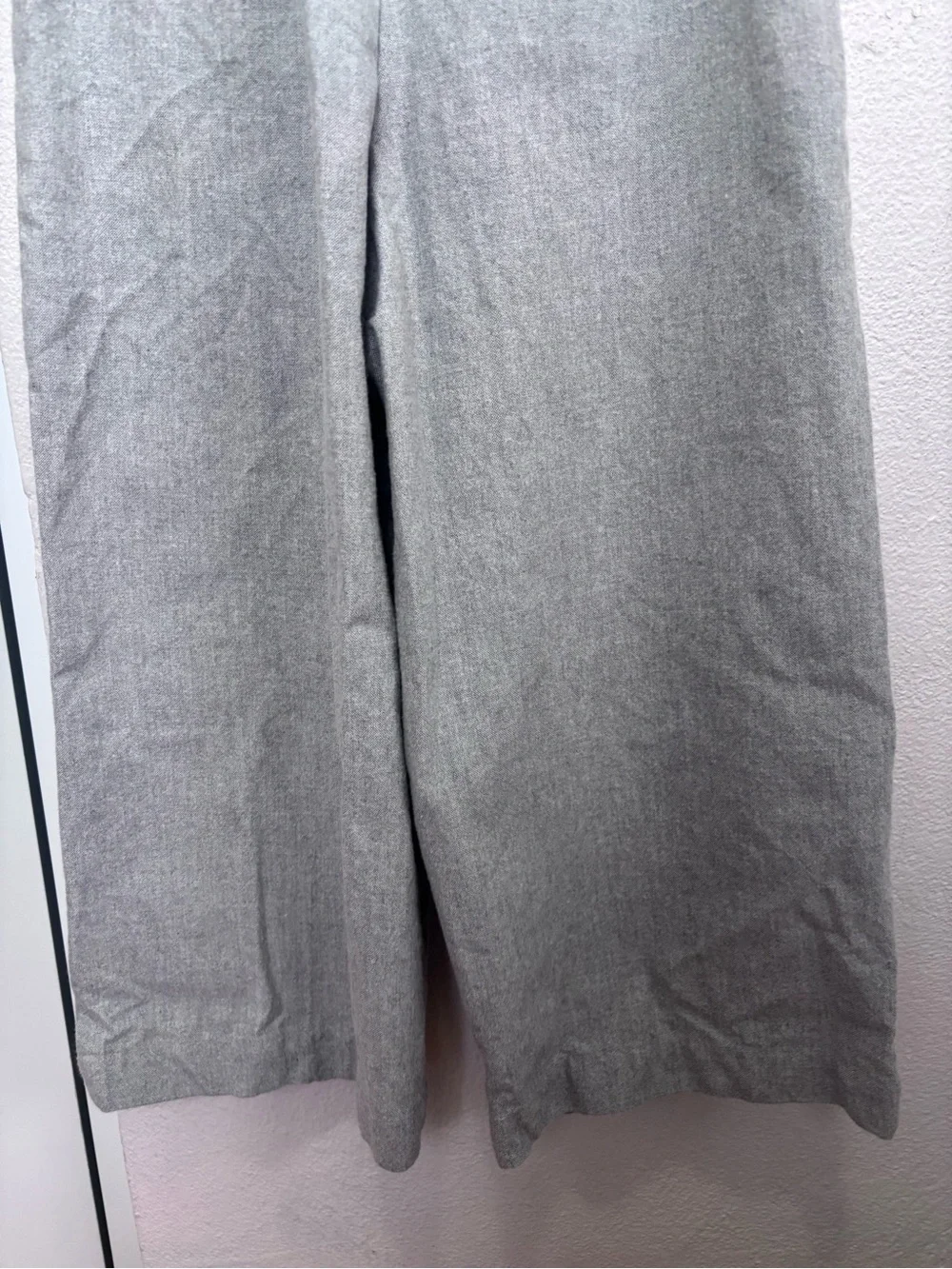 Hope & Henry Grey Tie-Shoulder Jumpsuit